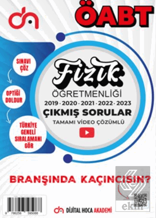 2024 ÖABT Fizik Öğretmenliği Son Beş Yıl Çıkmış Sorular Tamamı Video Ç