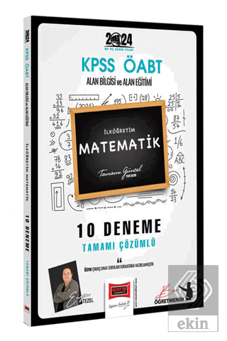 2024 ÖABT İlköğretim Matematik Öğretmenliği 10 Den