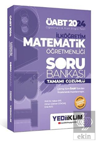 2024 ÖABT İlköğretim Matematik Öğretmenliği Tamamı