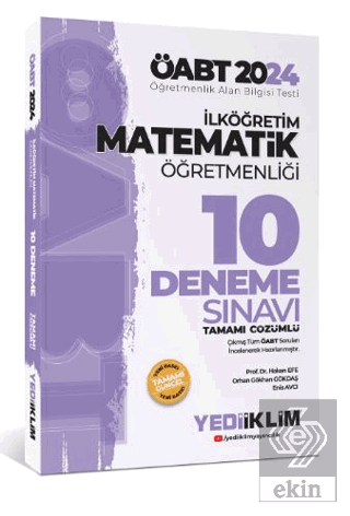 2024 ÖABT İlköğretim Matematik Öğretmenliği Tamamı