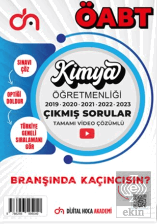 2024 ÖABT Kimya Öğretmenliği Son Beş Yıl Çıkmış Sorular Tamamı Video Ç