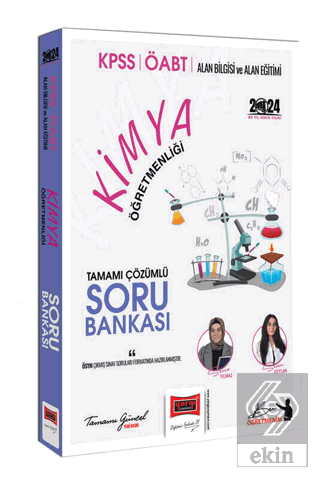 2024 ÖABT Kimya Tamamı Çözümlü Soru Bankası