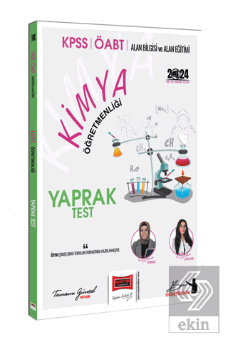2024 ÖABT Kimya Yaprak Test