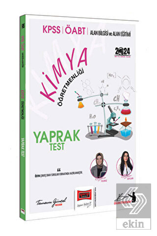 2024 ÖABT Kimya Yaprak Test