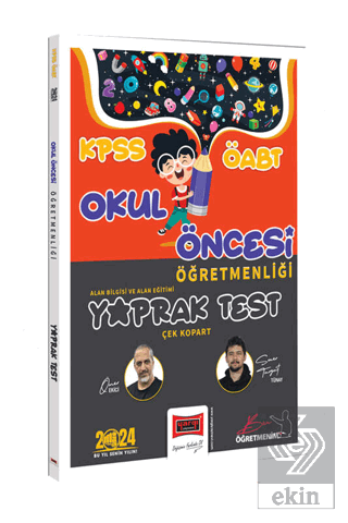 2024 ÖABT Okul Öncesi Öğretmenliği Yaprak Test (Al