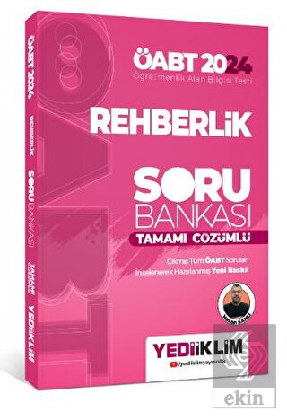 2024 ÖABT Rehberlik Tamamı Çözümlü Soru Bankası