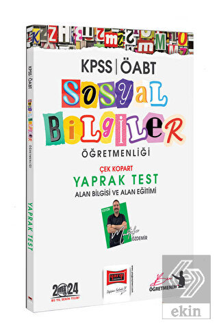 2024 ÖABT Sosyal Bilgiler Öğretmenliği Yaprak Test