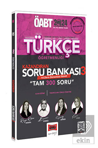 2024 ÖABT Türkçe Öğretmenliği Kazandıran Soru Bank