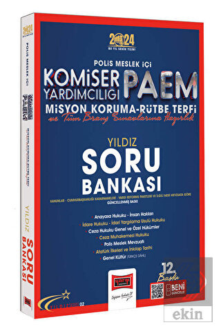 2024 Polis Meslek İçi PAEM Komiser Yardımcılığı Mi