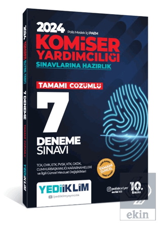 2024 Polis Meslek İçi PAEM Komiser Yardımcılığı Sı