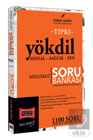 2024 Tıpkı YÖKDİL Sosyal - Sağlık - Fen Sözlüklü T