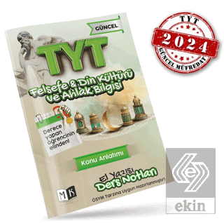 2024 TYT Felsefe - Din Kültürü ve Ahlak Bilgisi El