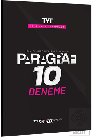 2022 TYT Paragraf Yeni Nesil 10 Deneme Sınavı