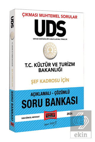 2024 UDS T.C Kültür ve Turizm Bakanlığı Şef Kadros
