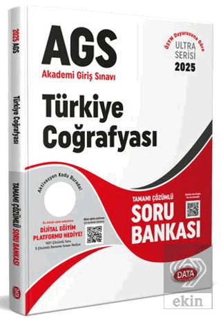 2025 AGS Ultra Serisi Türkiye Coğrafyası Soru Bankası - Karekod Çözüml