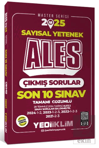 2025 ALES Sayısal Yetenek Son 10 Sınav Tamamı Çözümlü Çıkmış Sorular(2