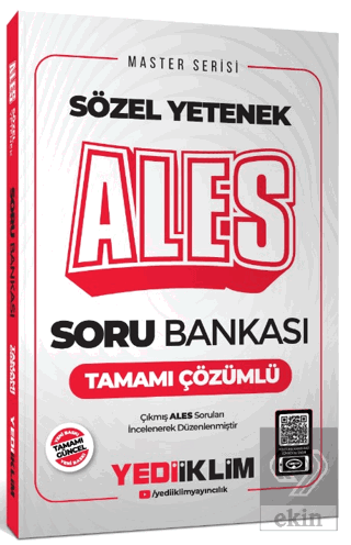 2025 ALES Sözel Yetenek Tamamı Çözümlü Soru Bankası