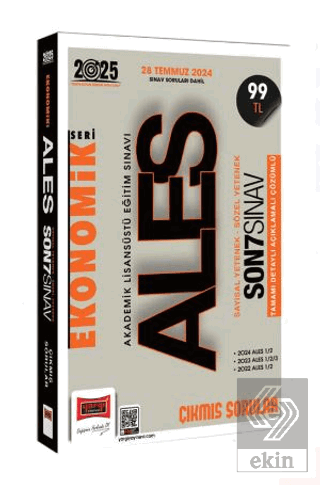 2025 ALES Vip Ekonomik Seri Sayısal-Sözel Yetenek Son 7 Sınav Çıkmış S