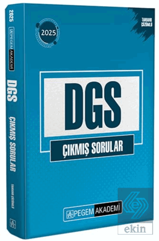 2025 DGS Çıkmış Sorular Tamamı Çözümlü