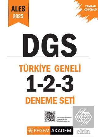 2025 DGS Tamamı Çözümlü Türkiye Geneli 1-2-3 (3lü Deneme Seti)