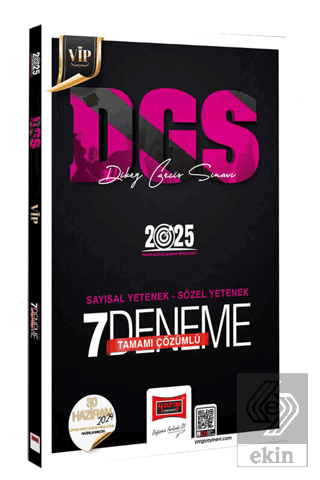 2025 DGS VİP Sayısal-Sözel Yetenek Tamamı Çözümlü 7 Deneme
