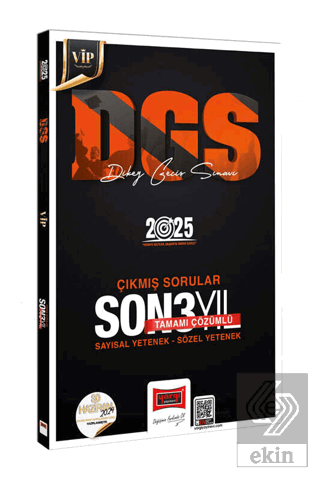 2025 DGS VİP Sayısal-Sözel Yetenek Tamamı Çözümlü Son 3 Yıl Çıkmış Sor