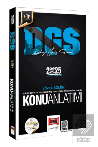 2025 DGS VİP Sözel Yetenek Konu Anlatımı
