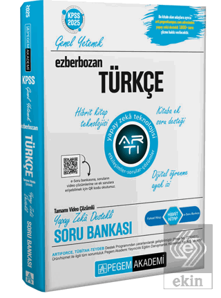 2025 Ezberbozan KPSS Genel Yetenek Genel Kültür Türkçe Soru Bankası