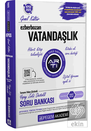 2025 Ezberbozan KPSS Genel Yetenek Genel Kültür Vatandaşlık Soru Banka