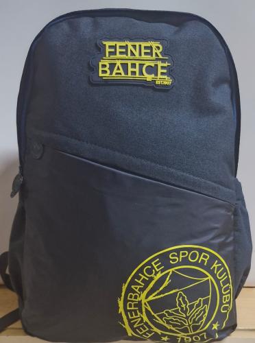 2025 FENERBAHÇE SARI LOGO DETAYLI LACİVERT SIRT ÇANTASI 25737