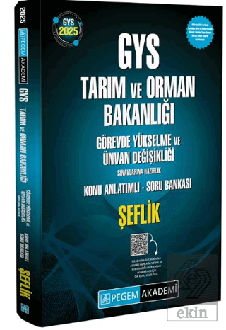 2025 GYS Tarım ve Orman Bakanlığı Görevde Yükselme Sınavlarına Hazırlı