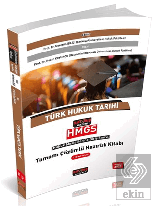 2025 HMGS Türk Hukuk Tarihi Tamamı Çözümlü Hazırlık Kitabı