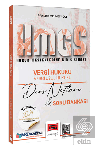 2025 Hukuk Mesleklerine Giriş Sınavı Vergi Hukuku - Vergi Usul Hukuku Ders Notları ve Soru Bankası