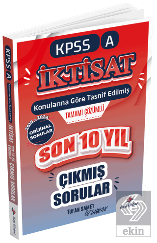 2025 KPSS A Grubu İktisat Çıkmış Sorular Son 10 Yıl Çözümlü