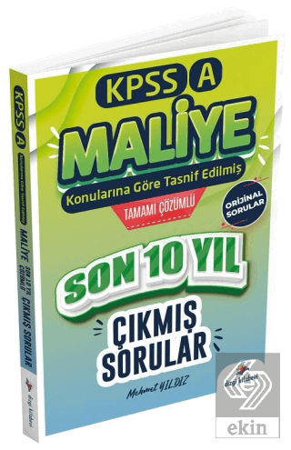 2025 KPSS A Grubu Maliye Çıkmış Sorular Son 10 Yıl Konularına Göre Çöz