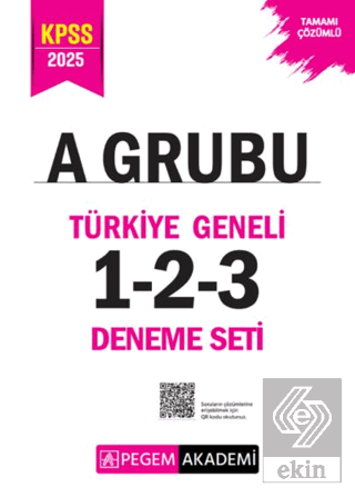 2025 KPSS A Grubu Tamamı Çözümlü Türkiye Geneli 1-2-3 (3lü Deneme Seti