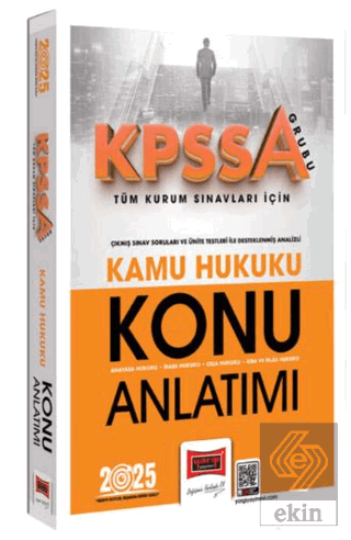 2025 KPSS A-Grubu Tüm Kurum Sınavları İçin Kamu Hukuku Konu Anlatımı
