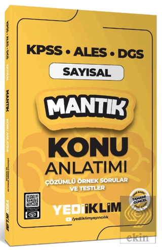 2025 KPSS ALES DGS Sayısal Mantık Konu Anlatımı