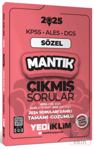 2025 KPSS ALES DGS Sözel Mantık Çıkmış Sorular ve Çözümleri