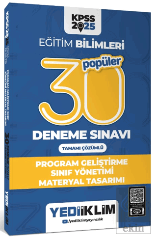 2025 KPSS Eğitim Bilimleri 30 Popüler Program Geliştirme-Sınıf Yönetim