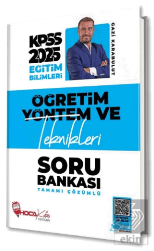 2025 KPSS Eğitim Bilimleri Öğretim Yöntem ve Teknikleri Soru Bankası Çözümlü