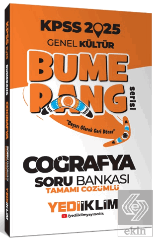 2025 KPSS Genel Kültür Bumerang Coğrafya Tamamı Çözümlü Soru Bankası