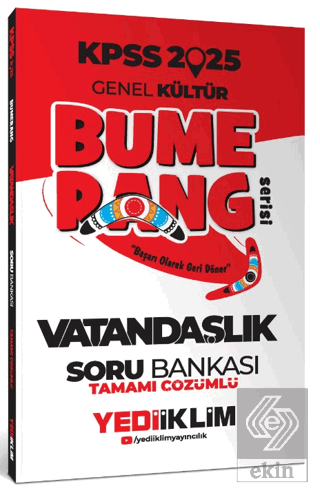 2025 KPSS Genel Kültür Bumerang Vatandaşlık Tamamı Çözümlü Soru Bankas
