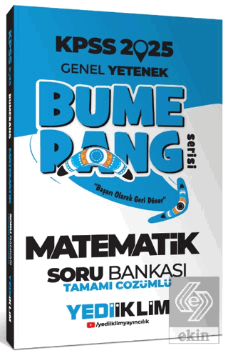 2025 KPSS Genel Yetenek Bumerang Matematik Tamamı Çözümlü Soru Bankası