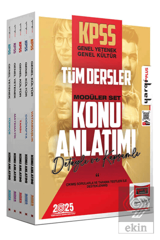 2025 KPSS GK-GY Konu Anlatımlı Modüler Set