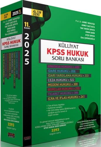 2025 KPSS Külliyat Hukuk Soru Bankası