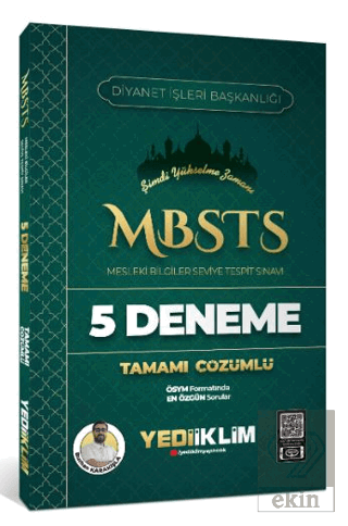 2025 MBSTS Mesleki Bilgiler Seviye Tespit Sınavı Tamamı Çözümlü 5 Deneme
