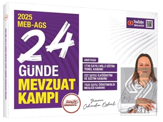2025 MEB-AGS 24 Günde Mevzuat Bilgisi Kampı