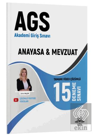 2025 MEB-AGS Anayasa & Mevzuat Bilgisi 15 Deneme Tamamı Video Çözümlü