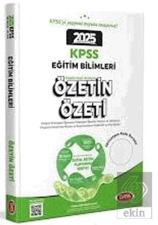 2025 MEB-AGS Eğitim Bilimleri Özetin Özeti Tek Kitap